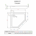 Душевой поддон RADAWAY Doros PT Compact, 90x90, SDRPTP9090-05