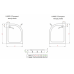 Душевой поддон RADAWAY Laros E, 100x80, SLE81017-01L/R