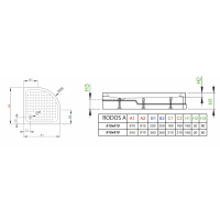 Душевой поддон RADAWAY Rodos A, 80x80, 4P88155-03