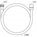 Душевой шланг для душа пластиковый SatinFlex 150 см Ravak 913.00 X07P176