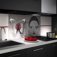 Фриз Opoczno Glass red border 2,3x59,3