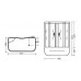 Гидробокс MIRACLE TS8002/Rz, 150x85 см