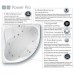 Гидромасажная Ванна Ravak 10* Power Pro 160x95 асимметричная левая (панель+опора+крепление+гидромассаж)