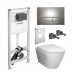 Инсталляция  SCHELL  Motus C 120 с унитазом RAK CERAMICS RESORT RIMLESS 030560099-K1
