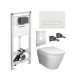 Инсталляция  SCHELL  Motus C 120 с унитазом RAK CERAMICS RESORT RIMLESS 030560099-K3