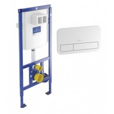 Инсталляция VILLEROY&BOCH 92246100 с клавишей ViConnect E200 хром