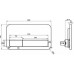 Инсталляция VILLEROY&BOCH 92246100 с клавишей ViConnect E200 хром 92249061
