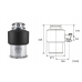 Измельчитель пищевых отходов STATUS Disposers Premium 150