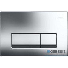 Кнопка смыва Geberit  Delta 51,пластик, хром глянец (115.105.21.1)