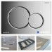Кнопка смыва Geberit SIGMA 01, пластик хром матовый