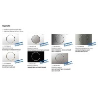 Кнопка смыва Geberit SIGMA 10, система смыва start/stop, Пластик Хром Матовый/Хром Глянец/Хром Матовый