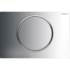 Кнопка смыва Geberit SIGMA 10, система смыва start/stop, Пластик Хром Матовый/Хром Глянец/Хром Матовый