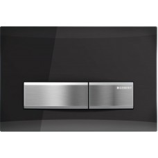 Кнопка смыва Geberit SIGMA 50, Металл, Стекло Зеркальное Дымчатое