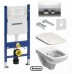 Комплект GEBERIT 458.168.21.1 delta50 + унитаз KOLO NOVA PRO Rimfree с крышкой Duroplast SC