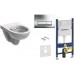 Комплект GEBERIT 458.178.21.1 delta51 + унитаз KOLO NOVA PRO Rimfree с крышкой Duroplast SC