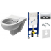 Комплект GEBERIT 458.168.21.1 delta50 + унитаз KOLO NOVA PRO Rimfree с крышкой Duroplast SC