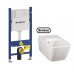 Комплект: Инсталляция GEBERIT Duofix Delta + подвесной унитаз KOLO Life! Rimfree + сидение Duroplast soft-close (458.126.00.1+M23120000+M20112000)