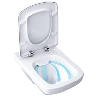 Комплект: Инсталляция GEBERIT Duofix Delta + подвесной унитаз KOLO Nova Pro Rimfree + сидение Duroplast soft-close (458.126.00.1+M39018000)