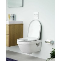 Комплект Инсталяция Geberit duofix  458.115.11.1 +  Gustavsberg 5G84  Hygienic Flush  + сидение  softclose (5G84HR01)