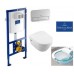 Комплект  Подвесной Villeroy & Boch Omnia Architectura 5684HR01 soft closing+инсталяция 92246100  ViConnect + ViConnect Е200 хром 92249061