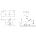 Квариловая прямоугольная ванна Villeroy & Boch Squaro Slimline 170х75 см UBQ170SQS2V-01