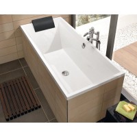 Квариловая прямоугольная ванна Villeroy & Boch Squaro Slimline 180х80 см UBQ180SQS2V-01