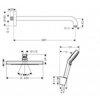 Набор для комплектации душа  HANSGROHE Focus E2, 31945111