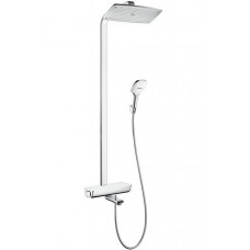 Набор для комплектации душа HANSGROHE Raindance Select S 360 Showerpipe Душевая система с Термостатом, с белой полочкой ( 27113400 )