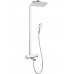Набор для комплектации душа HANSGROHE Raindance Select S 360 Showerpipe Душевая система с Термостатом, с белой полочкой ( 27113400 )