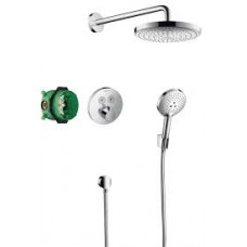 Набор для комплектации душа  HANSGROHE ShowerSet Raindance Select S/ShowerSelect S Душевой набор (верхний, ручной душ, ibox, термостат) ( 27297000 )