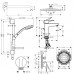Набор для комплектации душа  HANSGROHE Talis E, 71745111