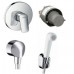 Набор гигиенического душа со смесителем скрытого монтажа HANSGROHE Logis, 3A151218