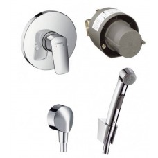 Набор гигиенического душа со смесителем скрытого монтажа HANSGROHE Logis, 3B161218