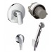 Набор гигиенического душа со смесителем скрытого монтажа HANSGROHE Logis, 3B161218