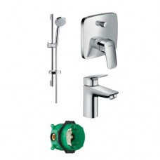 Набор скрытого монтажа для ванны HANSGROHE Logis  (71100000+27772000+71405000+01800180)