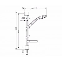 Набор скрытого монтажа для ванны HANSGROHE Logis  (71100000+27772000+71405000+01800180)