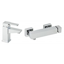 Набор смесителей для раковины и душа GENEBRE Kenjo 1+1 (02KE-shower)