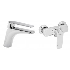 Набор смесителей для раковины и душа GENEBRE Kode 1+1 ( 02KO-shower)