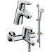 Набор смесителей для ванны HansGrohe Focus WAP 31934000  :31730000 (смеситель для раковины) + 31940000 (смеситель для ванны) + 27763000 (душевой набор CROMETTA 85)