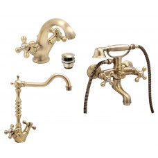 Набор смесителей для ванны и кухни GENEBRE NRC (04NRC-bath)
