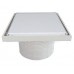 Надставки STYRON STY-505-GFFE для трапа со стеклянной решеткой или под плитку (WHITE) 150х150 мм