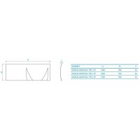 Панель фронтальная Koller Pool Montana 150 L/R