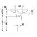 Пьедестал DURAVIT PuraVida 0858100000