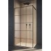 Перегородка для душа RADAWAY Walk-in Modo New Black Factory, прозрачная, безопасное стекло, 389054-54-55