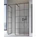 Перегородка для душа RADAWAY Walk-in Modo New Black III Factory, прозрачная, безопасное стекло, 389054-54-55