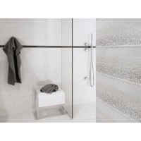 Декор Opoczno Mirror grey inserto geo 25х75