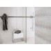 Декор Opoczno Mirror grey inserto geo 25х75