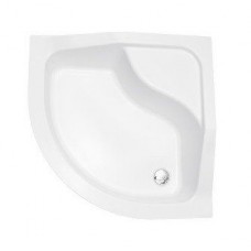 Поддон акриловый полукруглый BESCO PMD PIRAMIDA OLIVER-2 80Х80Х21/28 с завышеным сидением