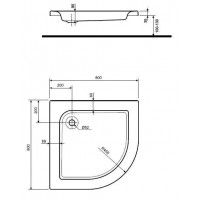 Поддон STANDARD PLUS 80х80 XBN1580