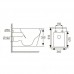 Подвесной унитаз VOLLE LEON Rimless, сидение Slim slow-closing, 13-11-160